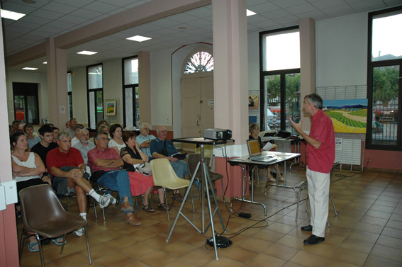 Conférence à Saint-Ambroix (Gard)